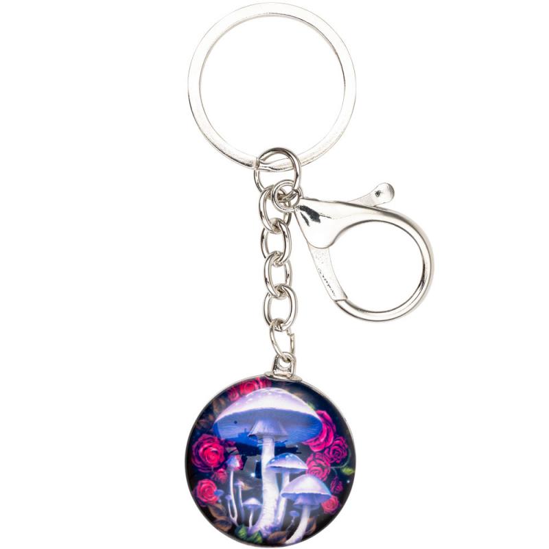 MUSHROOM ACRYLIC ASSORTED KEYCHAINS