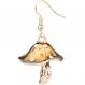 SILVER MUSHROOM EARRING 2