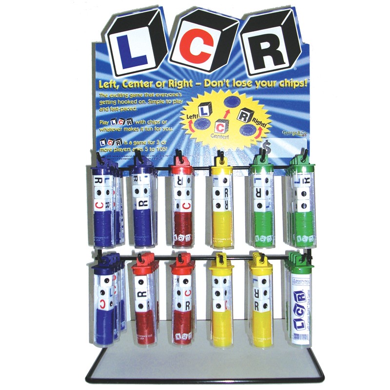 LCR DICE TUBES DISPLAY RACK