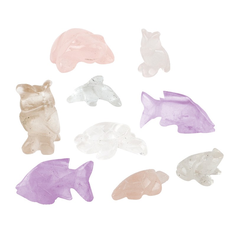 CRYSTAL ANIMALS -- PER PIECE