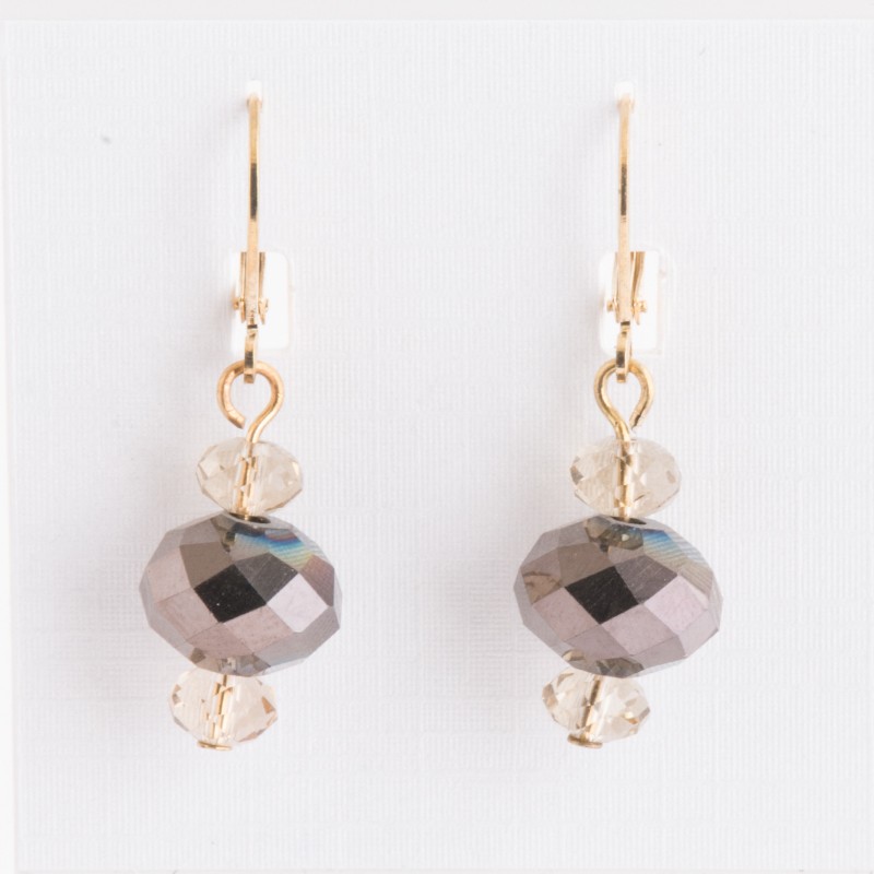 SMOKEY DROP EARRINGS