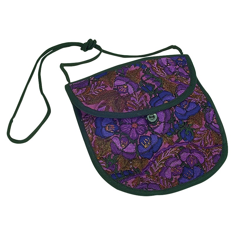 LARGE OVERDYE OVAL BAG With STRAP