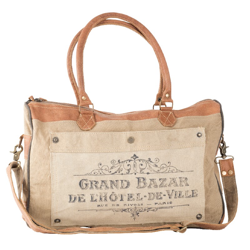 GRAND BAZAR SHOULDER BAG WITH STRAP