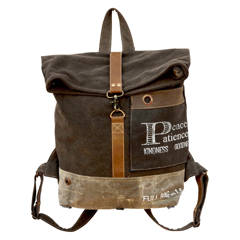 PEACE AND PATIENCE BACKPACK