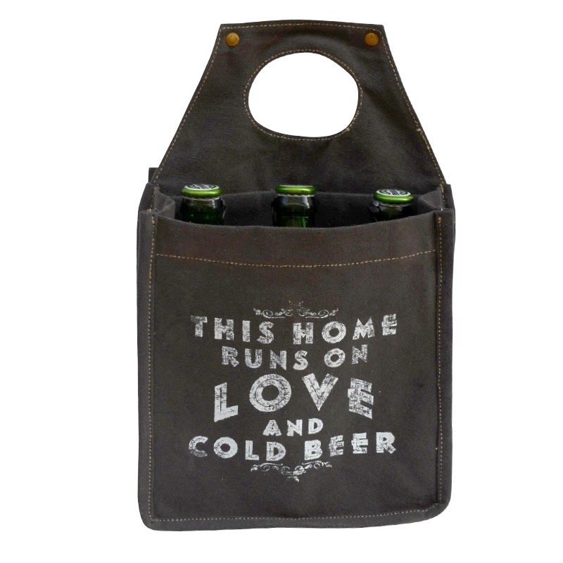 THIS HOME RUNS ON LOVE AND COLD BEER CARRIER