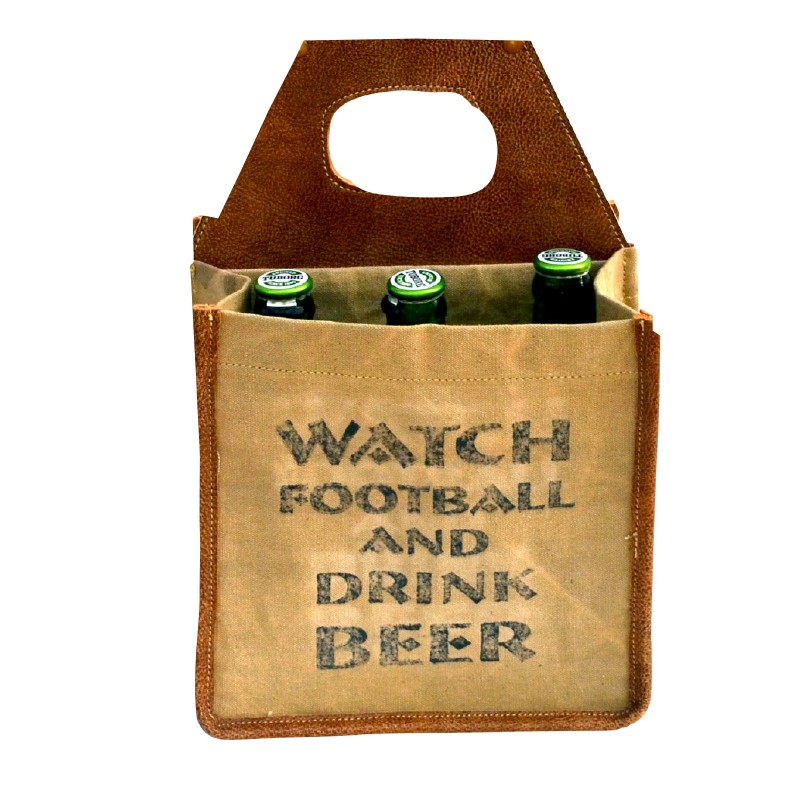 WATCH FOOTBALL AND DRINK BEER CARRIER