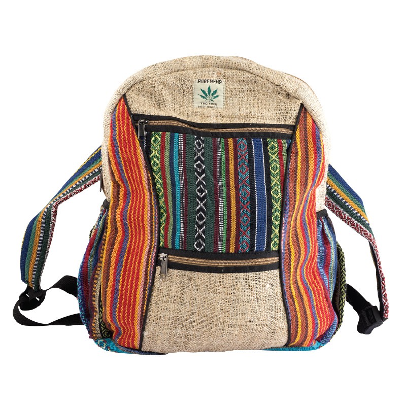 HEMP 2-ZIPPER BACKPACK