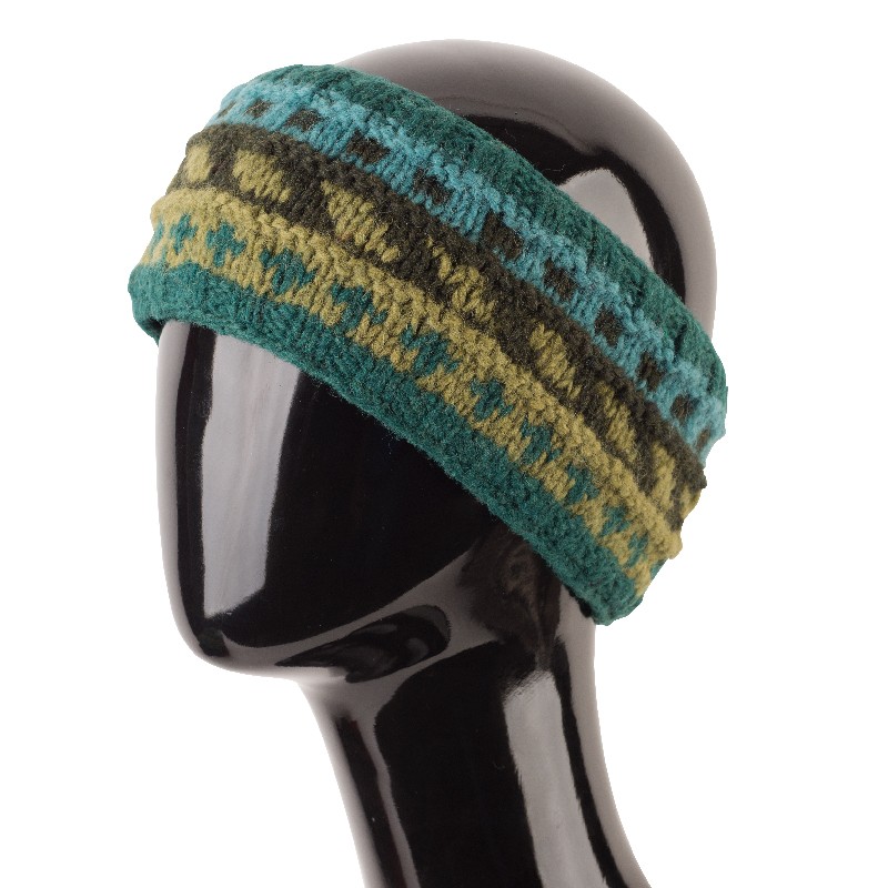 STRIPED WOOL HEADBAND