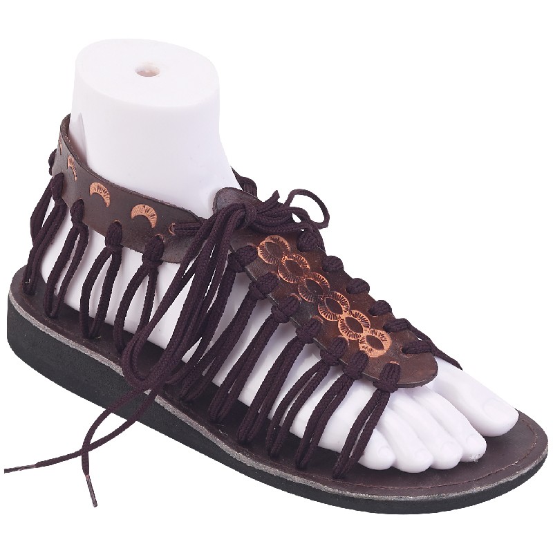 BROWN LEATHER SANDAL