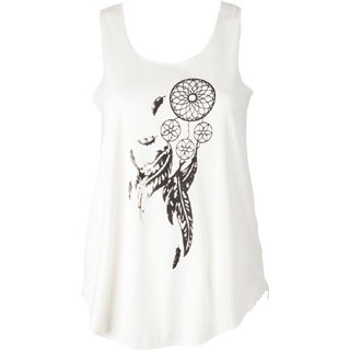 WHITE DREAMCATCHER GRAPHIC TANK