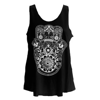 BLACK HAMSA GRAPHIC TANK