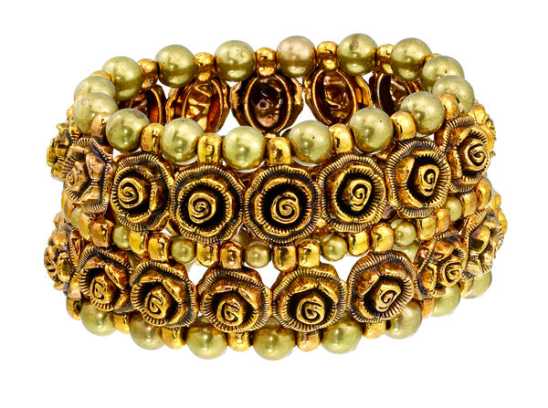 GOLD ROSES BRACELET