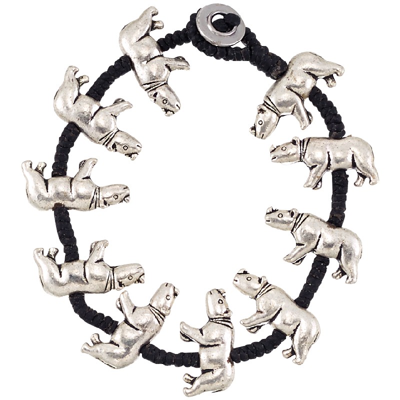 RHINO BRACELET With BUTTON CLOSURE