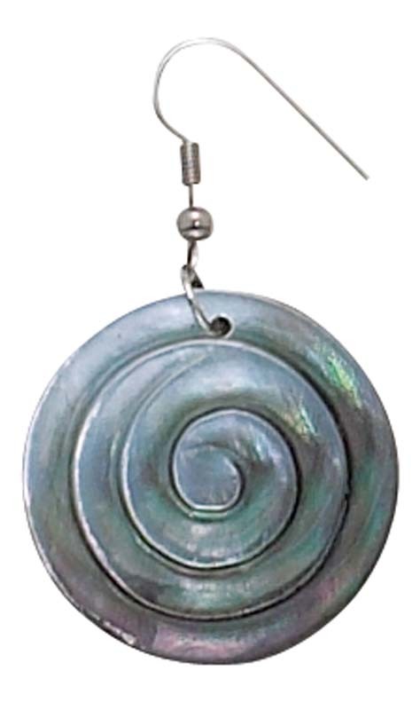 SOLID SPIRAL EARRINGS