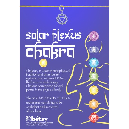 3RD CHAKRA€SOLAR PLEXUS, SILVER