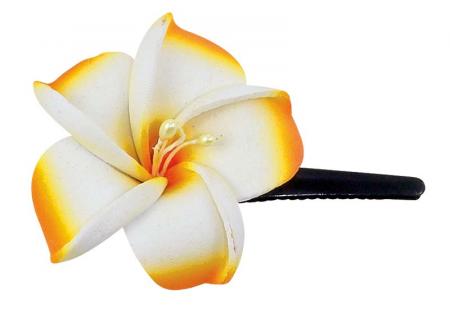 FLOWER HAIR CLIP ASSORTED COLORS