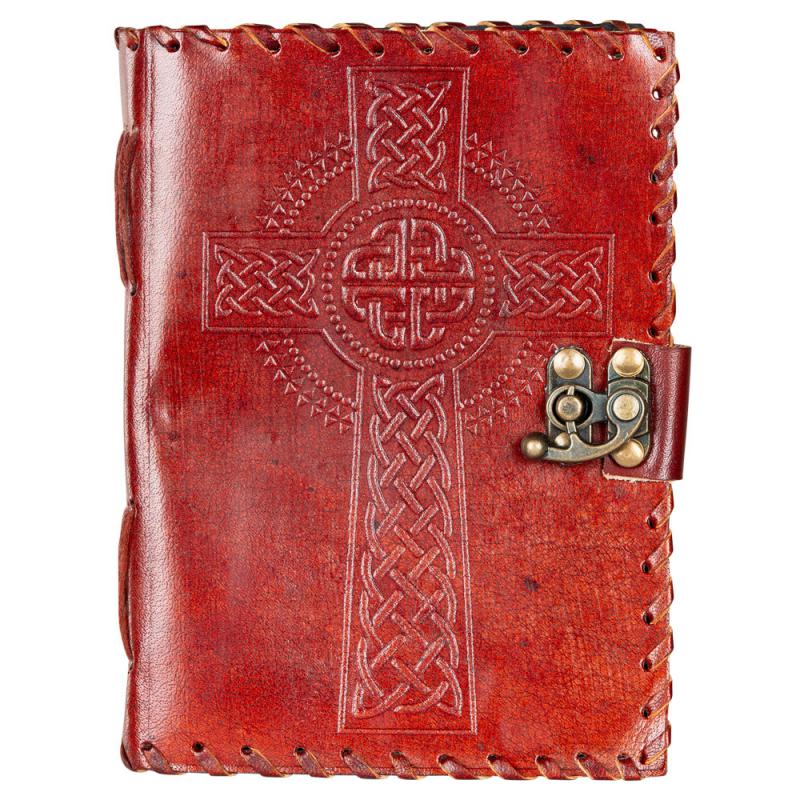 CELTIC CROSS LEATHER JOURNAL