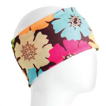 ABSTRACT COLORFUL HALF SIZE BANDANA