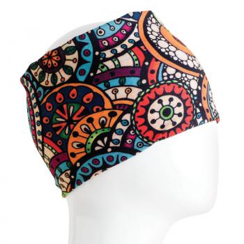 MULTI CIRCLE MULTI COLOR FULL SIZE BANDANA