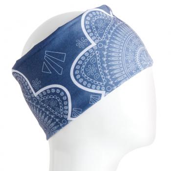 BLUE TONES GEOMETRIC FULL SIZE BANDANA