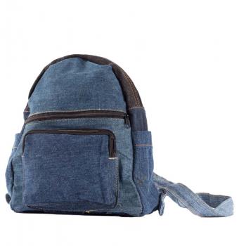 SMALL RECYCLED JEAN BACKPACK