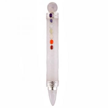 CLEAR QUARTZ CHAKRA HEALING WAND