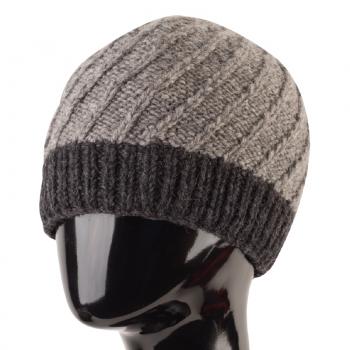 GRAY WOOL CAP