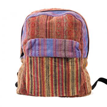 MULTICOLOR STRIPED BACKPACK