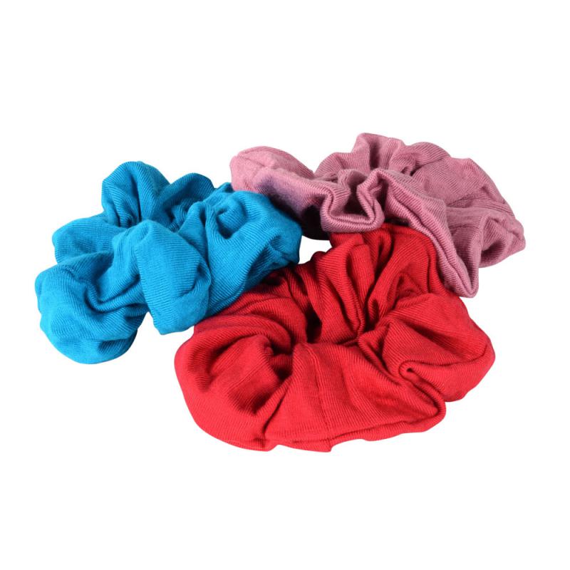 ASSORTED SOLID SCRUNCHIES