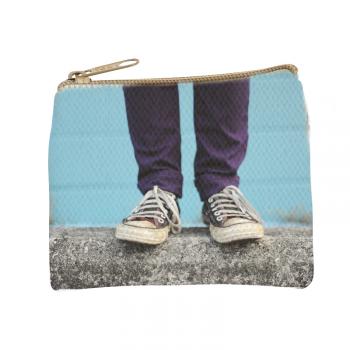 SNEAKERS GRAPHIC PRINT COIN PURSE