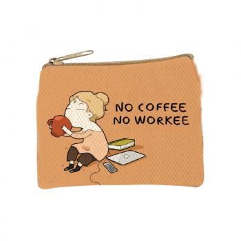 NO COFFEE NO WORKEE COIN PURSE