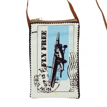 FLY FREE STAMP PASSPORT BAG