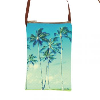 PALM TREES PASSPORT BAG