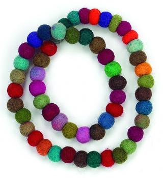 FELT BALL SOLID NECKLACE