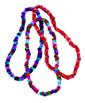 FELT BALL MULTI-COLOR NECKLACE