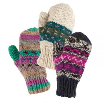 NEPALI WOOL MITTENS