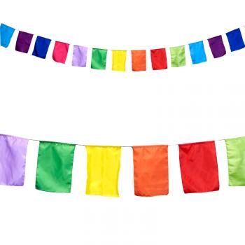 MULTI COLOR FLAGS SQUARE