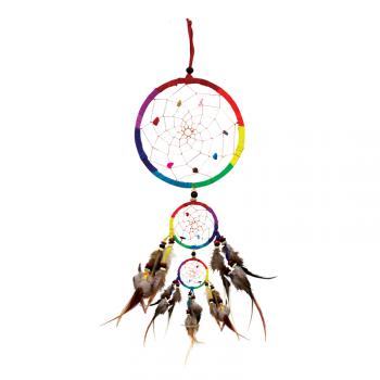 TRIPLE RAINBOW DREAMCATCHER