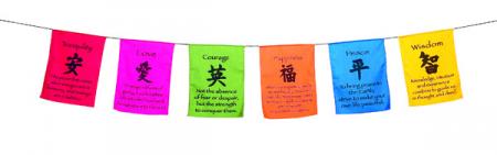 COTTON 6 WISHES PRAYER FLAG