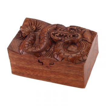 WOODEN DRAGON PUZZLE BOX