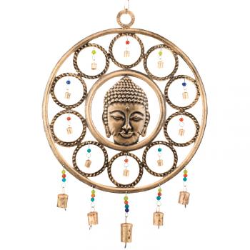 RECYCLED CIRCULAR BUDDHA WINDCHIME