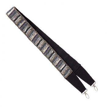 SILVER BEADED PURSE STRAP