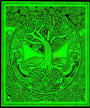 TREE OF LIFE COURTNEY DAVIS DOUBLE TAPESTRY