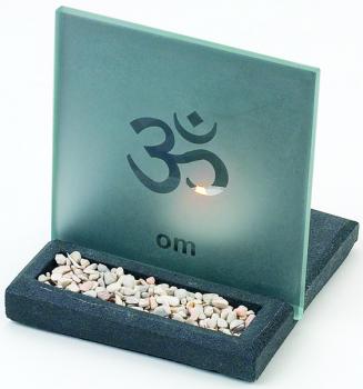 OM TEALIGHT & INCENSE HOLDER