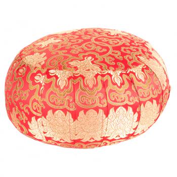 GOLD AND RED MEDITATION PILLOW