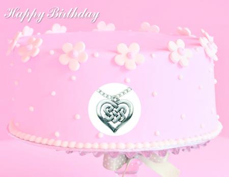 HAPPY BIRTHDAY PINK CAKE / CELTIC HEART