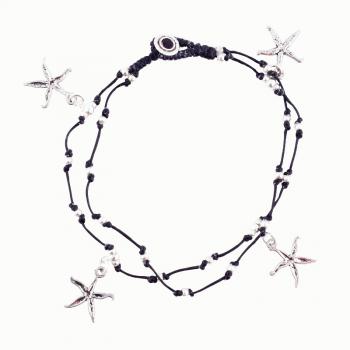 TWO STRAND STARFISH ANKLET
