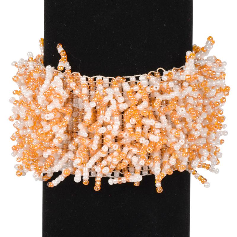 SHAGGY STRETCH BRACELET ORANGE