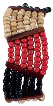 ASSORTED BEAD WITH WOOD STRETCH BRACELETS