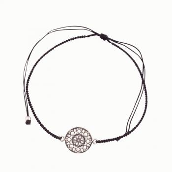 COTTON FLOWER MEDALION BRACELET